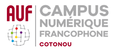 Logo - AUF Campus Numérique Francophone - Cotonou